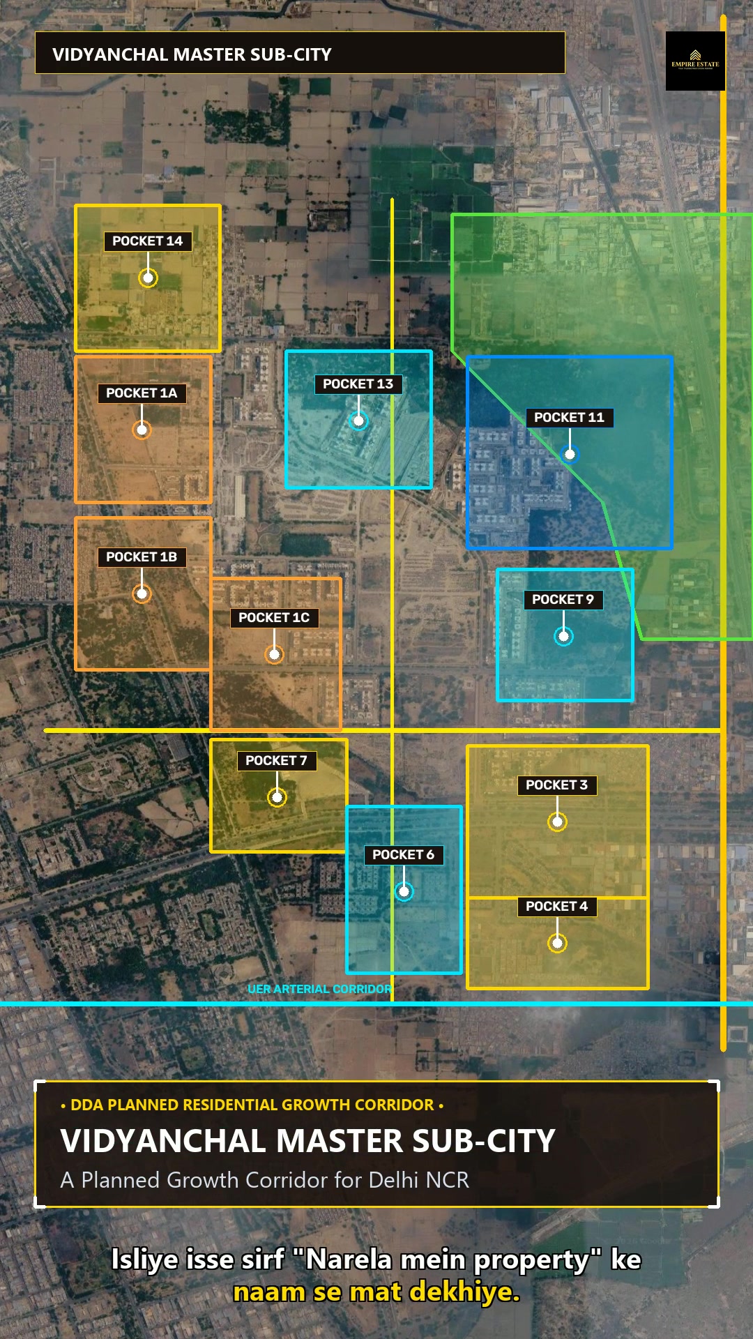 Vidyanchal Master Sector A1-A4 Spatial Map